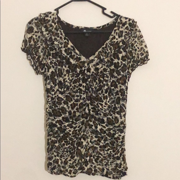 AB Studio Tops - $5 AB STUDIO LACE RUFFLE - top